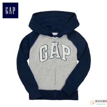 gapgap徽标彩色插肩连帽卫衣|儿童746229